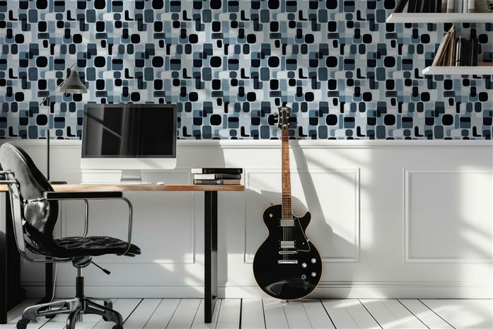 Werner Blue - 1070301-02 Tapetti