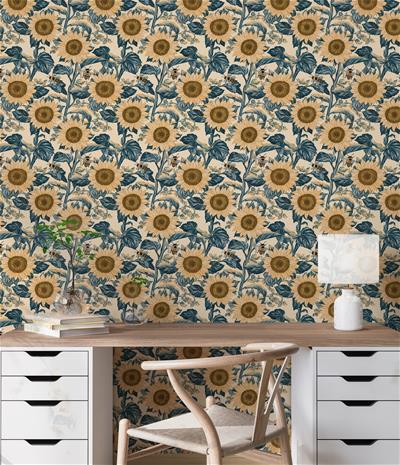 Ursula Yellow - 1061401-02 Tapetti