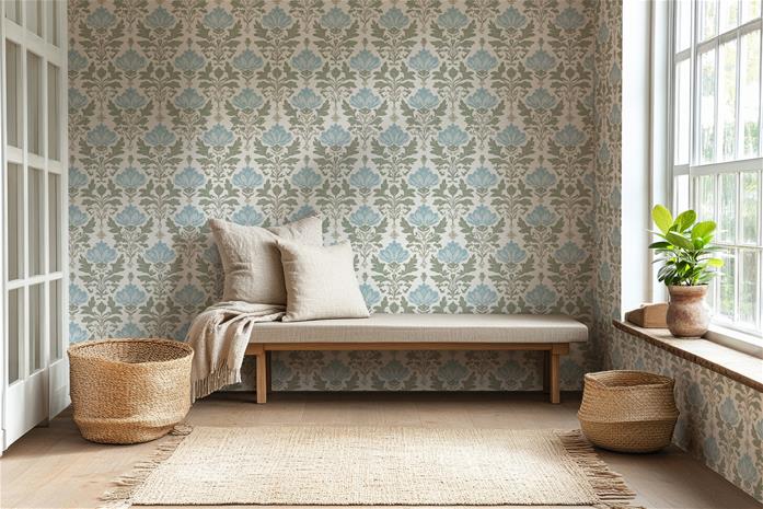 Svanberga Blue - 1062501-02 Tapetti