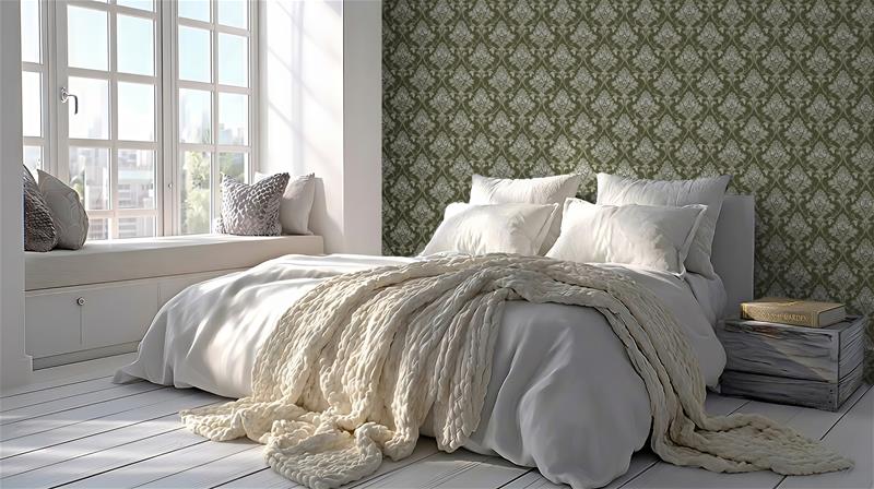 Vikarbyn Green - 1082401-08 Tapetti