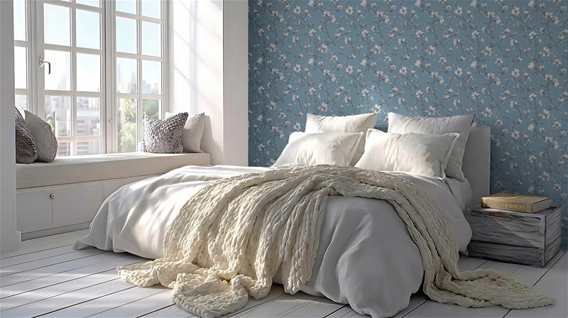 Polly Dark Blue - 1082301-06 Tapetti