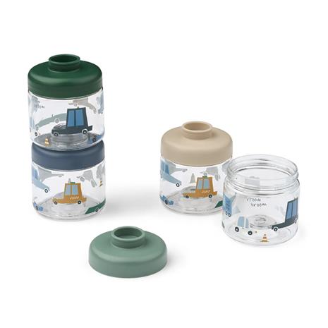 LIEWOOD Eväsrasiat 100 ml 4-pack, Cars/Sandy