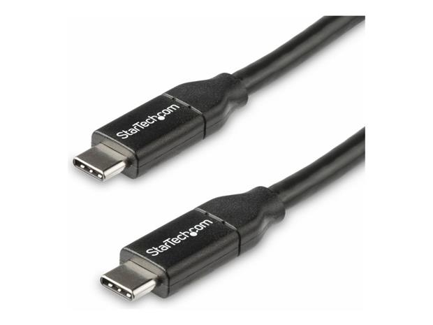 StarTech.com USB-C to USB-C Cable w/ 5A PD - M/M - 0.5 m - USB 2.0 - USB-IF Certified