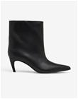 Nelly - Musta - Mid Heel Ankel Boot