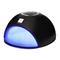 8 LED UV-kynsilamppu, musta 84W – kuva 2