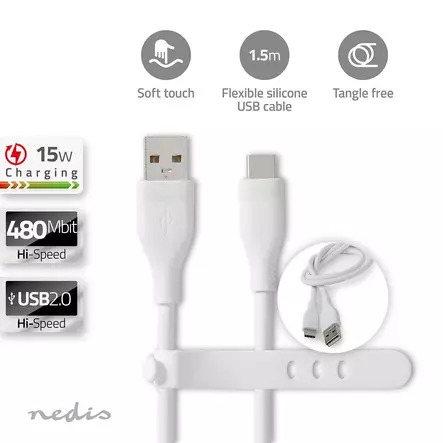 Nedis CCGB60800WT15 USB cable