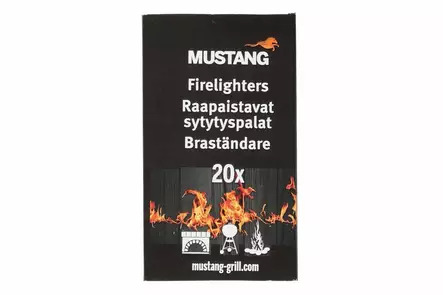 MUSTANG RAAPAISTAVA 20KPL SYTYTYSPALA