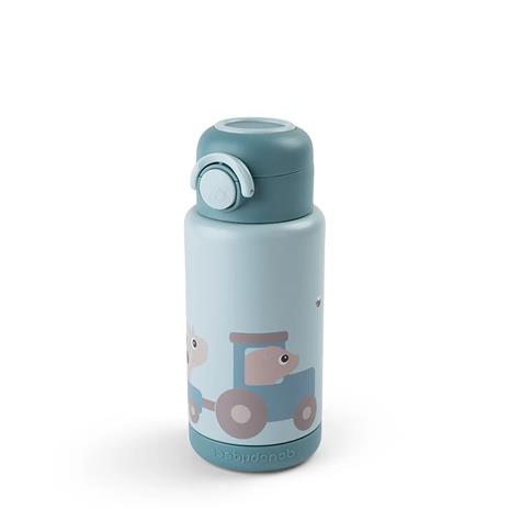 Done by Deer - Insulated bottle Tiny farm - Blue - 340 ml