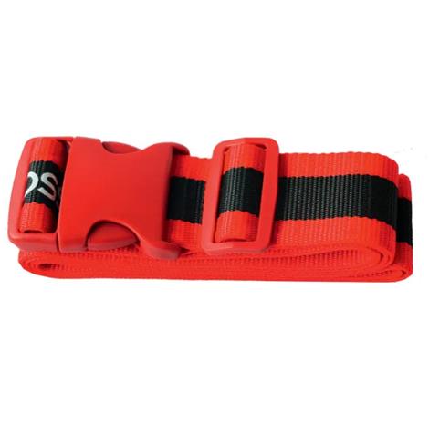 Bagagerem 190 x 5 cm Röd