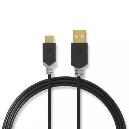 Nedis - USB-C cable - USB to 24 pin USB-C - 2 m
