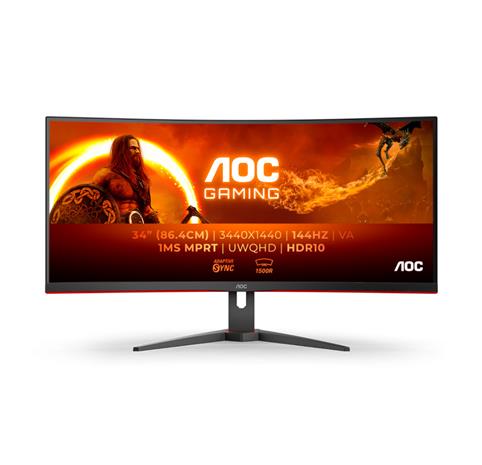 AOC CU34G2XE/BK (34"), näyttö