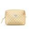 Karen Large toiletry bag in yellow checkered quilt. Can be machin – kuva 3