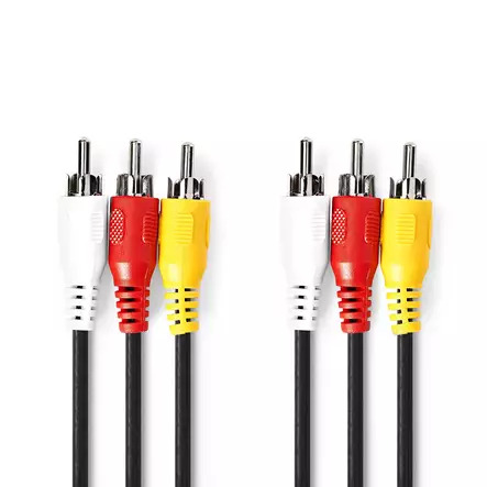 Nedis CVGL24300BK20 composite video cable