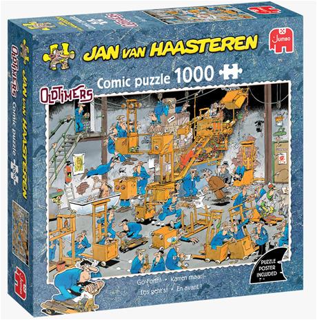 Jan van Haasteren - Oldtimers Go Forth! (1000 pieces)