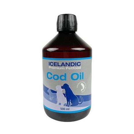 IcelandPet - Cod oil - 500 ml - (i025)