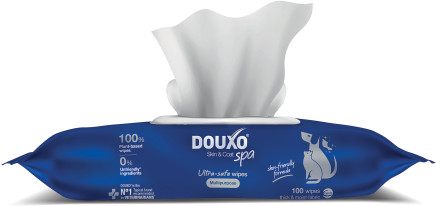 Douxo Skin & Coat spa Ultra-safe monikäyttöpyyhkeet 100 kpl – kuva 3/5