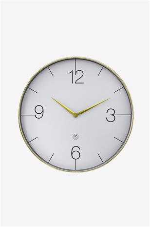NeXtime - Finesse Large nXt Seinäkello 51 cm Kulta/Harmaa