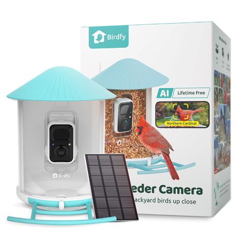 Birdfy - Feeder with Intelligent Bird Identification + Solar Panel