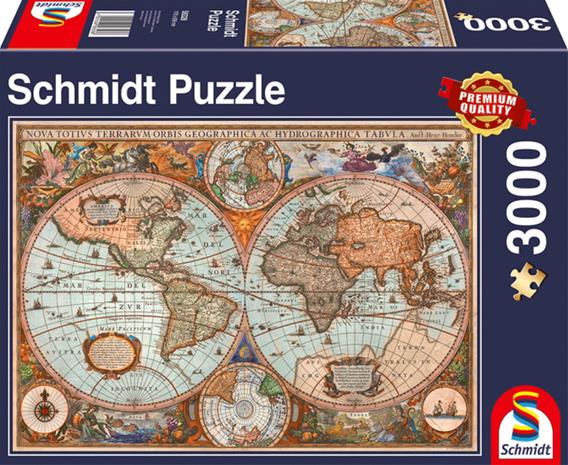 Schmidt Puzzle - Ancient World Map (3000 pieces) Lattia