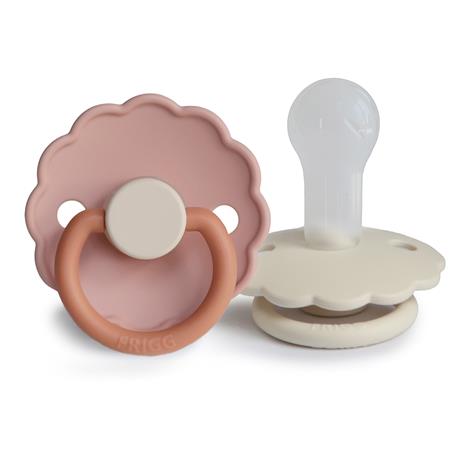 FRIGG Daisy Biscuit/Cream silikoni tutti 2 kpl