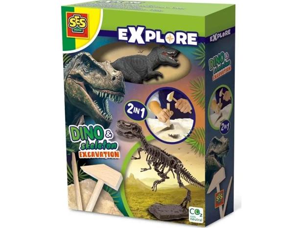 SES Creative - Excavation - T-Rex and Skeleton - (S25092)