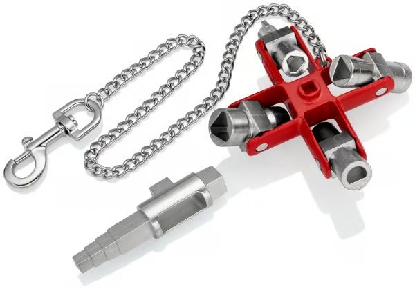 KNIPEX UNIVERSAL MASTKEY "construction"