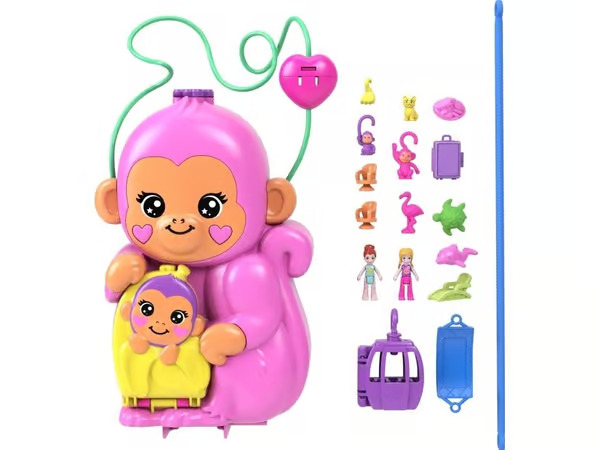 Wearable Monkey Compact Polly Pocket