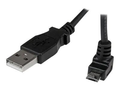 StarTech.com 1m Micro USB Cable - A to Up Angle Micro B