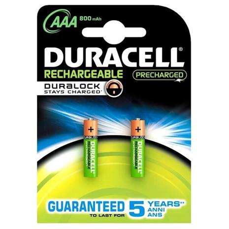 Duracell Rechargeable AAA 800mAh NiMH 1.2V 2-pack – kuva 5/5