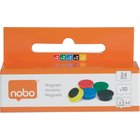 Nobo -magneetit valkotaululle, 24 mm, värilajitelma, 10 kpl