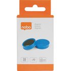 Nobo -magneetit valkotaululle, 38 mm, sininen, 10 kpl