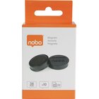 Nobo -magneetit valkotaululle, vahva, 38 mm, musta, 10 kpl