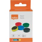Nobo -magneetit valkotaululle, vahva, 38 mm, värilajitelma, 10 kpl