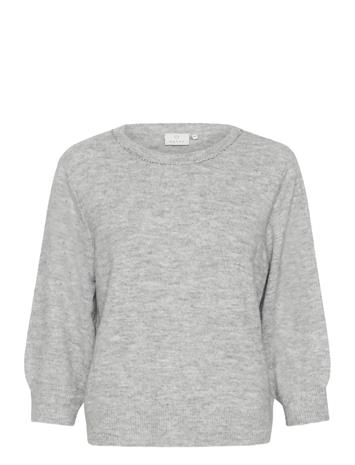 KAFFE Kameridith Pullover - GREY MELANGE - S – kuva 1/3