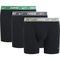 Nike Bokserit Essential Cotton Stretch 3-pack - Musta/Harmaa/Vihreä – kuva 1