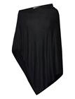 MOVESGOOD Petrina Poncho - BLACK - One Size