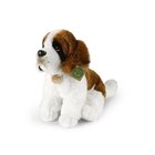 Rappa - Plush realistic St. Bernard dog mascot sitting 30 cm Eco-Friendly
