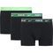 Nike Bokserit Essential Cotton Stretch 3-pack - Musta/Vihreä – kuva 1