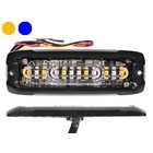 Axixtech 133x45x10mm 12-24V xt12 sin/keltainen LED-tasovilkku, Polttimot