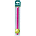 Linex Super Ruler 20 cm Acrylic Pinkki