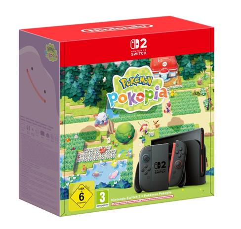Nintendo Switch 2 + Pokemon Pokopia, pelikonsolipaketti