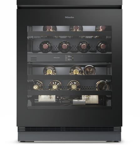 Miele KWTUS 7096 E Obsidian-musta, viinikaappi