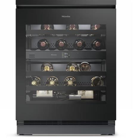Miele KWTUS 7074 F Obsidian-musta, viinikaappi