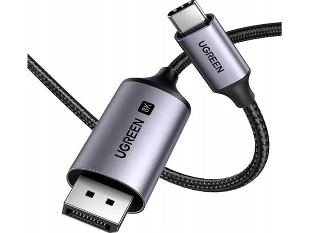 UGREEN USB-C to DisplayPort 8K Cable 2m – kuva 6/6