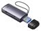 Kortinlukija SD/TF USB Lite Series, harmaa – kuva 2