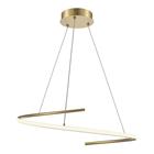 Maytoni riippuvalaisin Curve MOD242PL-L33BSK, kultainen