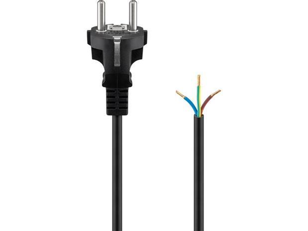 Pro Safety plug cord for assembly 2 m black – kuva 6/6