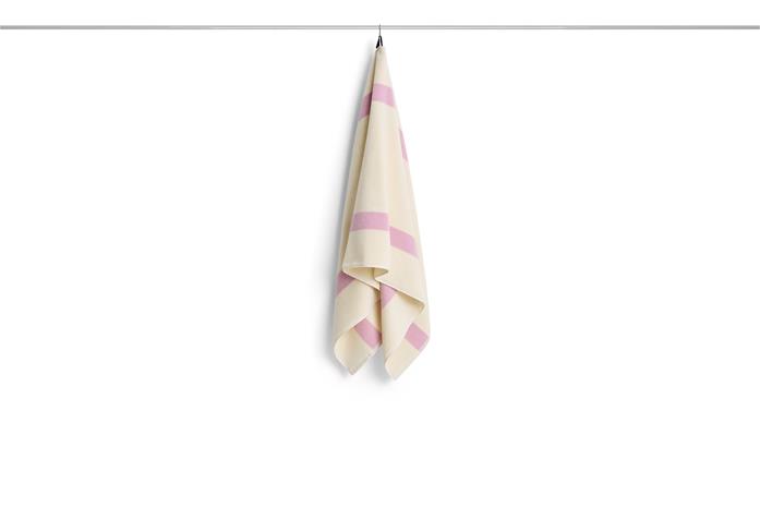 HAY Stripe pyyhe Cool pink, 70ä—140 cm