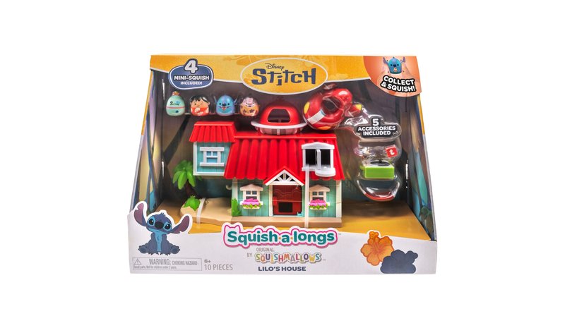 Squishalongs Squish-a-longs Disney Stitch Large Playset