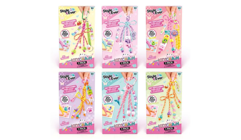 Style 4 Ever DIY Keychain 1 pack PDQ